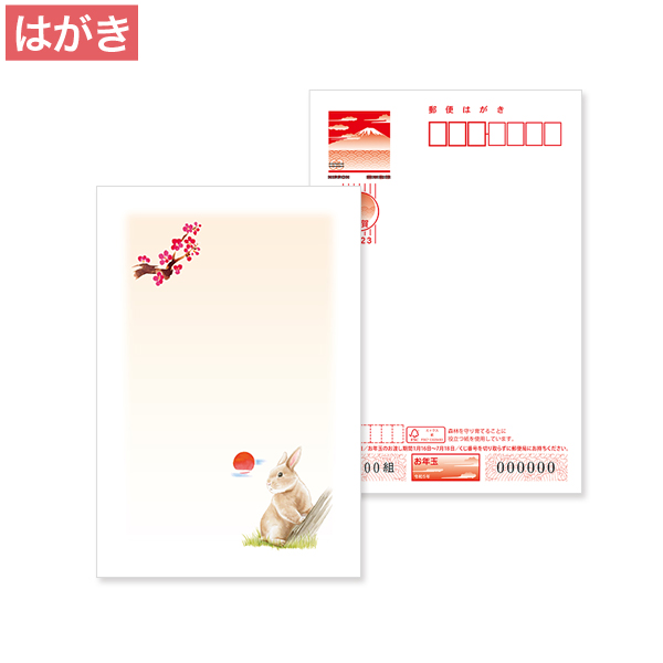 2023年 年賀状カラーデザイン【ホ】お年玉付き年賀はがき
