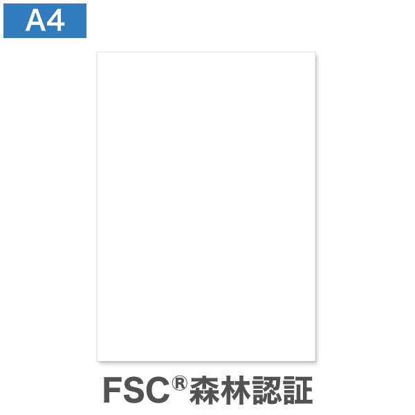 A4 森林認証 ガイアホワイト 9号10丁付 110枚