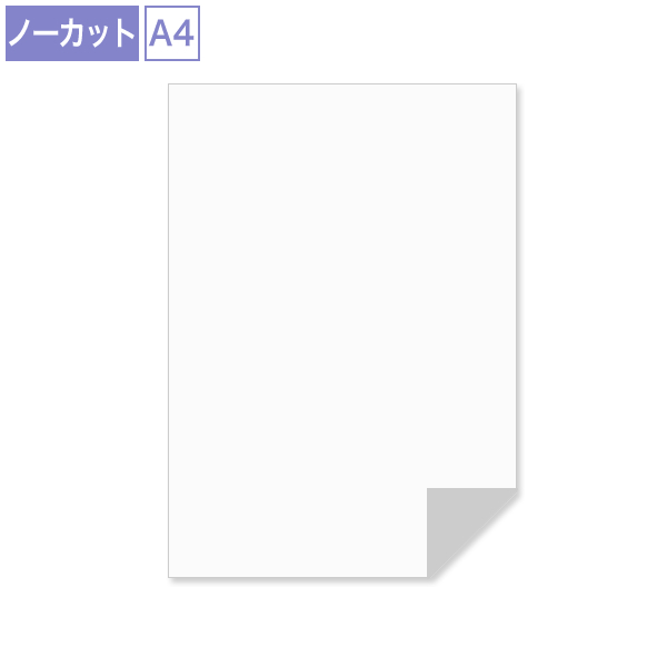 レーザープリンター対応 訂正ラベル 上質 A4 ノーカット 100枚