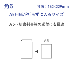 角6封筒