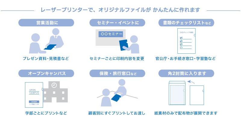 紙製クリアファイル